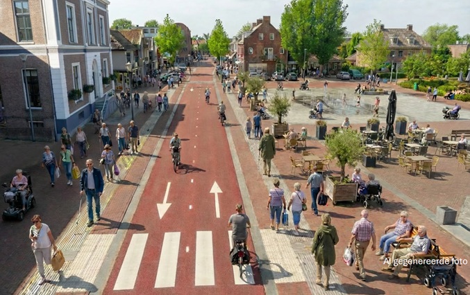 winkelstraat Elst